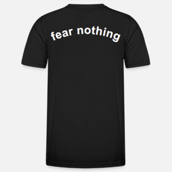 T-Shirt_Regular_Scharz_fear nothing